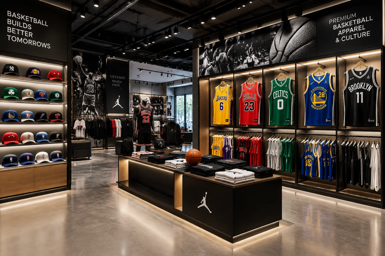 Guide du Merchandising : Maillots Officiels et NBA Store Paris