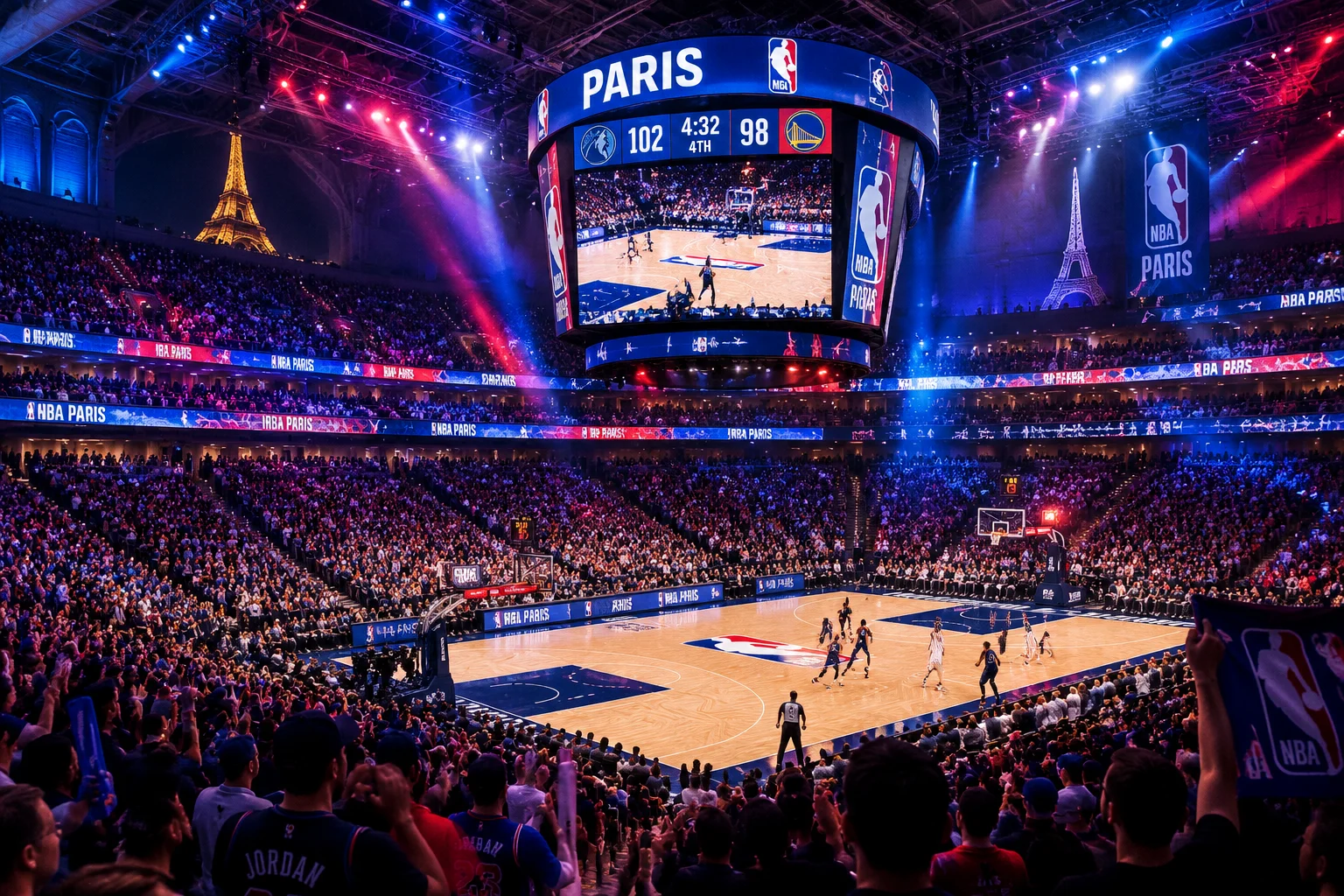 NBA Paris Game 2020 Bucks contre Hornets à l'Accor Arena